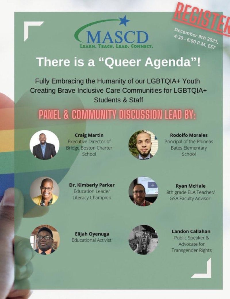 MASCD Queer Agenda